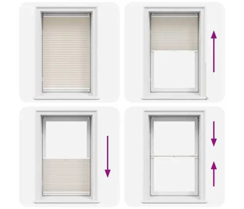 Plisē Žalūzijas 80X150Cm Krēmkrāsā