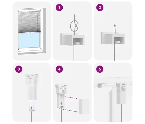 Plisē Žalūzijas 40 X 125 Cm Krēmkrāsā