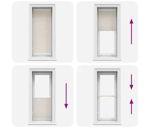 Plisē Žalūzijas 40 X 125 Cm Krēmkrāsā