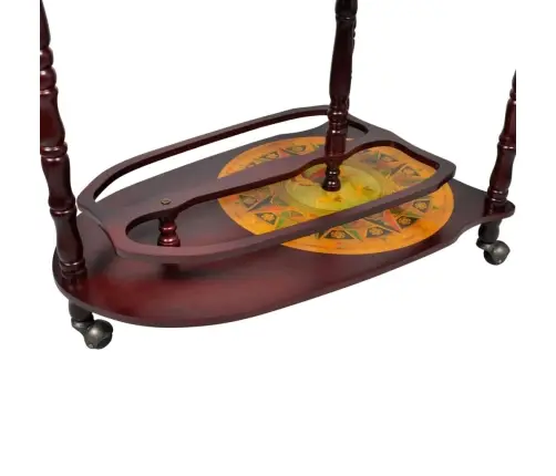 Põranda Gloobusekujuline Alkoholikapp, Eukalüptipuit