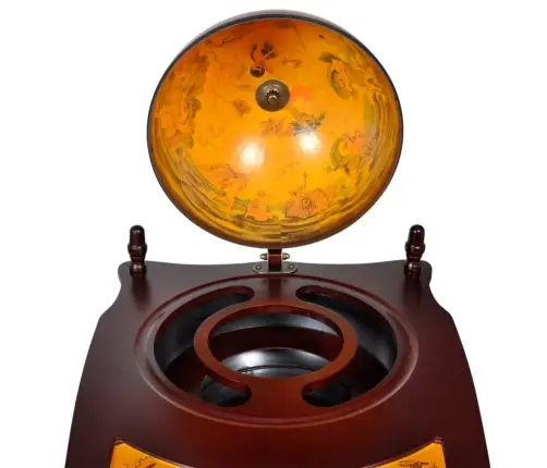 Põranda Gloobusekujuline Alkoholikapp, Eukalüptipuit