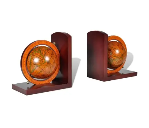 Grāmatu Statīvi, 2 Gab., Globusa Forma Vidaxl