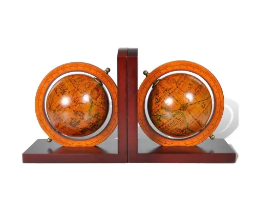 Grāmatu Statīvi, 2 Gab., Globusa Forma Vidaxl