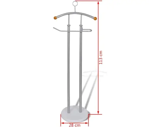 Priekšnama Drēbju Pakaramais, Metāla Karkass Vidaxl