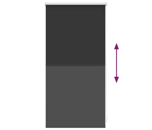 Ruļļu Žalūzijas 40 X 100 Cm Melnas