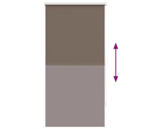 Ruļļu Žalūzijas 60 X 120 Cm Kafijas Krāsā