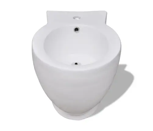 Bidē, Apaļš, Kvalitatīva, Balta Keramika  Vidaxl