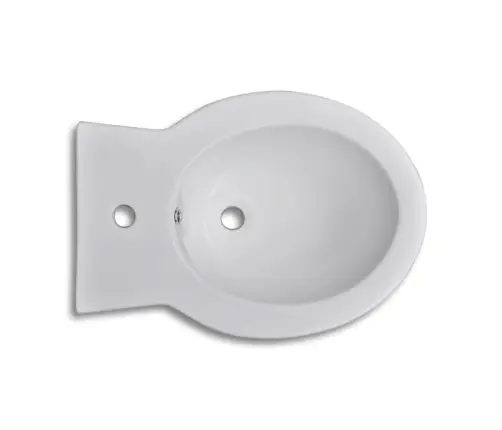 Bidē, Apaļš, Kvalitatīva, Balta Keramika  Vidaxl