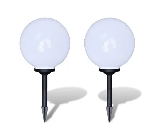 Lauko Led Šviestuvai Takeliui, 2Vnt, 30cm Įsmeigiami