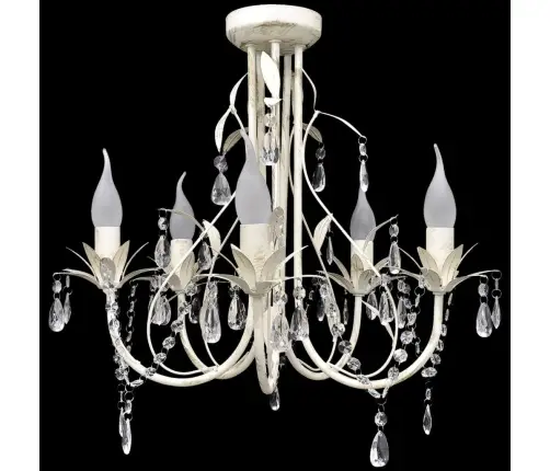 Elegantiškas Lubų Šviestuvas, Sietynas, 5 Lempučių