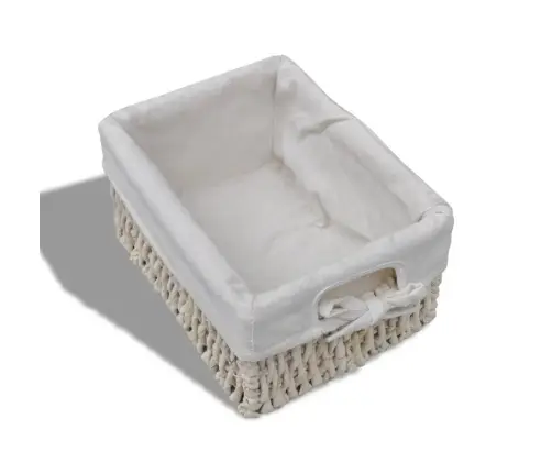 Plaukts, 5 Pīti Grozi, Balts Koks  Vidaxl