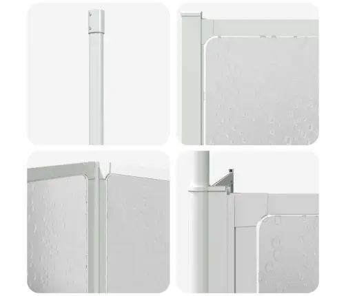 Vannas Siena, L Forma, 70X120X137 Cm, 4 Paneļi, Saliekama  Vidaxl