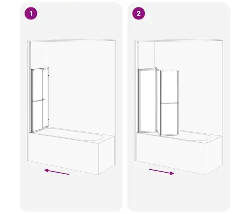 Vannas Siena, L Forma, 70X120X137 Cm, 4 Paneļi, Saliekama  Vidaxl