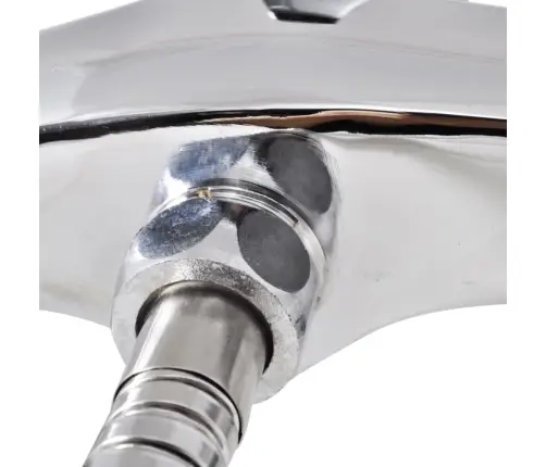 Dušas Galva Un Jaucējkrāns, Hromēts Vidaxl