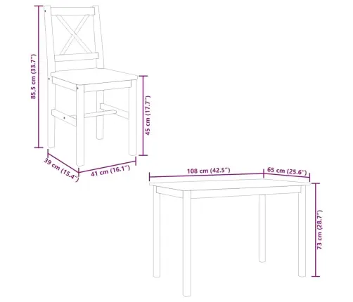 Valgomojo Baldų Komplektas, 5D., Baltos Spalvos