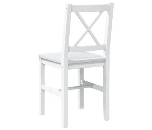 Valgomojo Baldų Komplektas, 5D., Baltos Spalvos