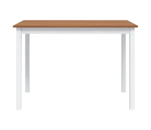 Valgomojo Baldų Komplektas, 5D., Rudos Ir Baltos Spalvos