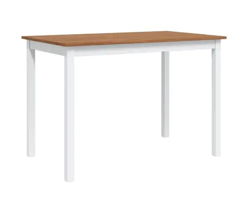 Valgomojo Baldų Komplektas, 5D., Rudos Ir Baltos Spalvos