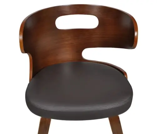 Söögitoolid, 6 Tk Pruun, Kunstnahk