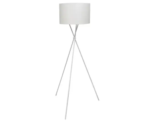 Stāvlampa Ar Abažūru, Balta