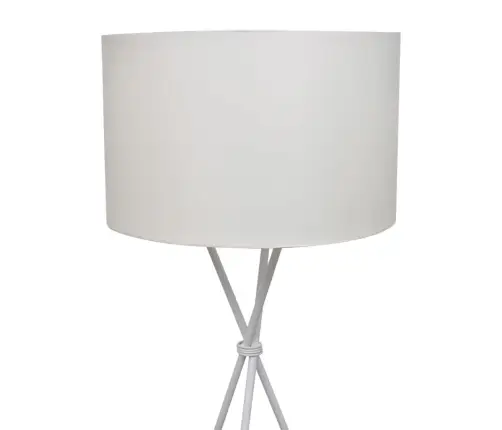 Stāvlampa Ar Abažūru, Balta