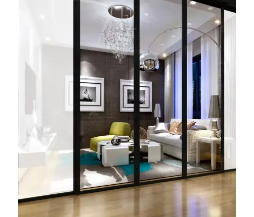 Aknakile, Jäätunud, Hall, 0,9 X 10 M, Pvc