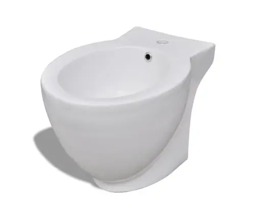 Tualeto Ir Bidė Komplektas, Pastatomas, Baltas, Keramika