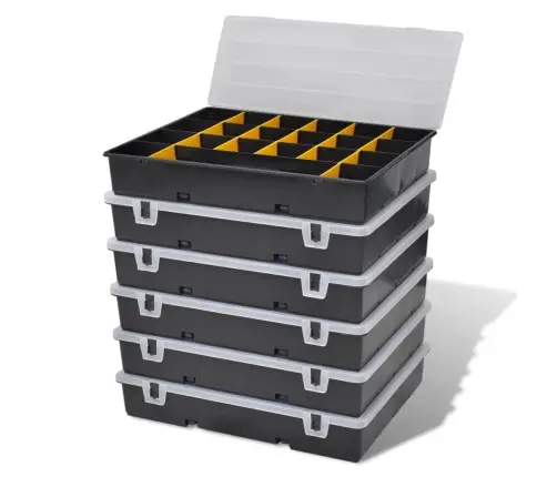 6 Įrankių Dėžutės, Su Rankena