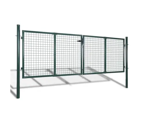 Dārza Sieta Vārti, Durvju Sienas Reste, 306X75 Cm Vidaxl