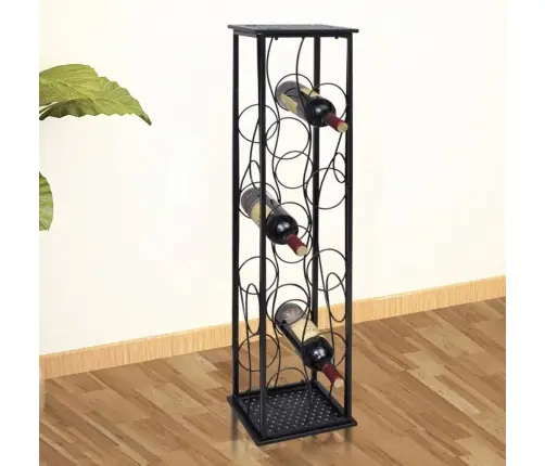 Stovas Vynui Skirtas 8 Buteliams, Metalinis