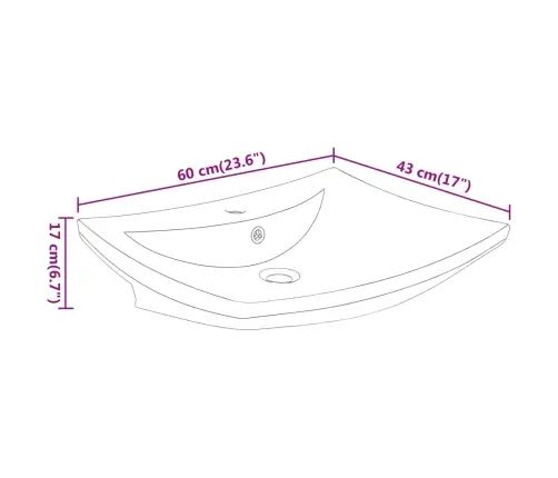 Melna Keramikas Izlietne, Taisnstūra Forma, Ar Noteci Un Krāna Atveri