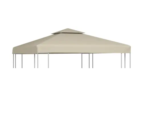 Atsarginis Pavėsinės Uždangalas, 310G/M², Smėlio, 3X3M