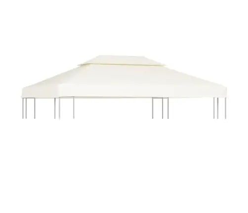 Varikatuse Asenduskate 310 G / M², Kreemjasvalge, 3 X 4 M