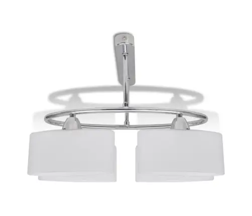 Šviestuvas Su Stikliniais Elipsoido Formos Gaubtais, 4 E14 Lemputės