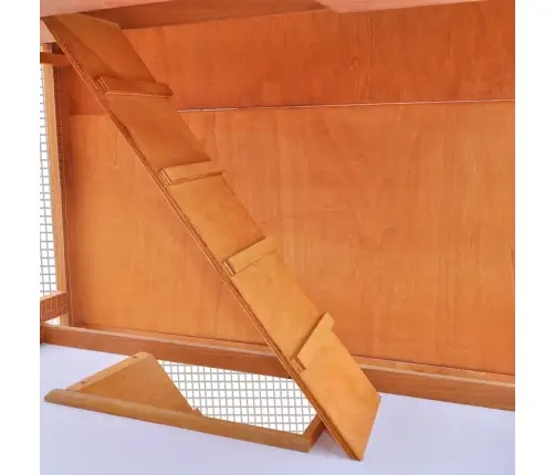 Trušu Un Citu Mazu Dzīvnieku Būris, Āra Māja, Koks, 3 Stāvi Vidaxl