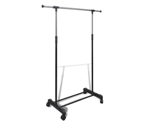 Reguleeritav Riidestange 4 Rattaga, 1 Riidetoru