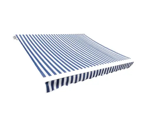 Varikatuse Riie Sinine Ja Valge 3 X 2,5 M (Ilma Raamita)