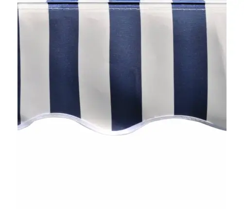 Markīzes Jumts, Zils Ar Baltu, 4 X 3 M, (Rāmis Nav Iekļauts) Vidaxl