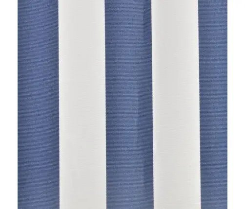 Markīzes Jumts, Zils Ar Baltu, 6 X 3 M, (Rāmis Nav Iekļauts) Vidaxl