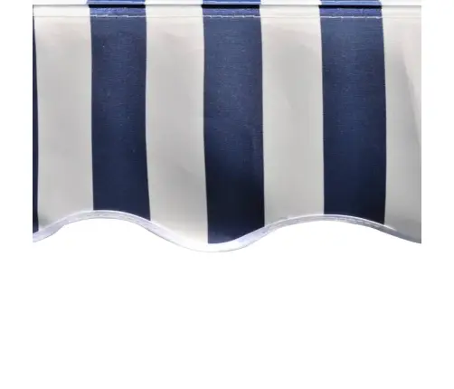 Markīzes Jumts, Zils Ar Baltu, 6 X 3 M, (Rāmis Nav Iekļauts) Vidaxl