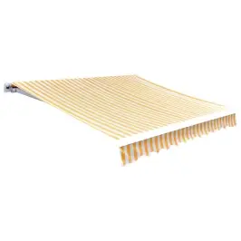 Markīzes Jumts, Saulespuķu Dzeltens, Balts, 3X2,5M, (Bez Rāmja) Vidaxl Markīzes Jumts, Saulespuķu Dzeltens, Balts, 3X2,5M, (Bez Rāmja) Vidaxl
