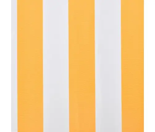 Markīzes Jumts, Saulespuķu Dzeltens, Balts, 3X2,5M, (Bez Rāmja) Vidaxl