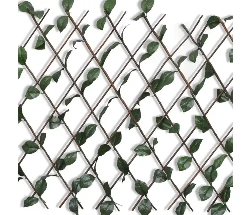 Špaleru Žogs, 5 Gb., Ar Mākslīgām Lapām,180X90Cm, Vītola Klūgas Vidaxl