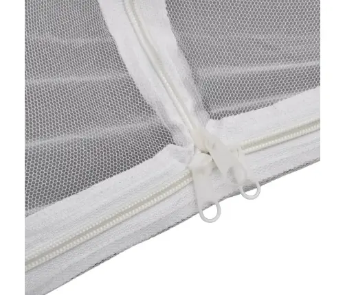 Mongoolia Sääsevõrk 2 Uksega 200 X 180 X 150 Cm Valge