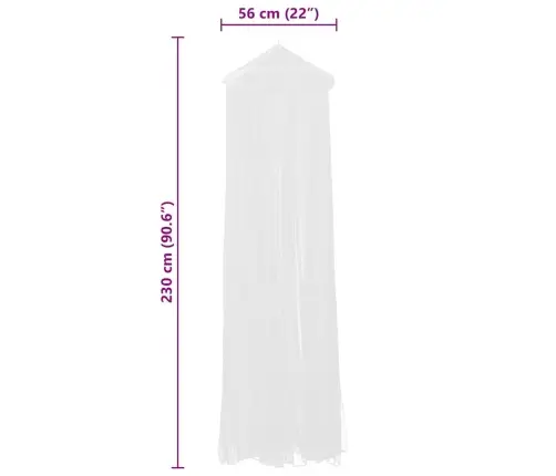 Tinklelis Nuo Uodų, 2 Vnt., Apvalus, 56X325X230 Cm