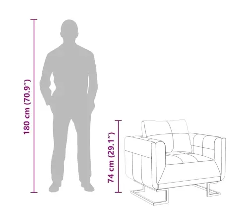 Atpūtas Krēsls Ar Hromētām Kājām, Melna Mākslīgā Āda Vidaxl