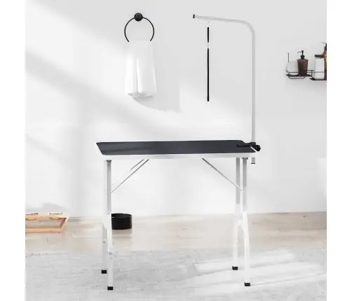 Reguliuojamas Šunų, Naminių Gyvūnų Priežiūros Stalas Su 1 Kilpa