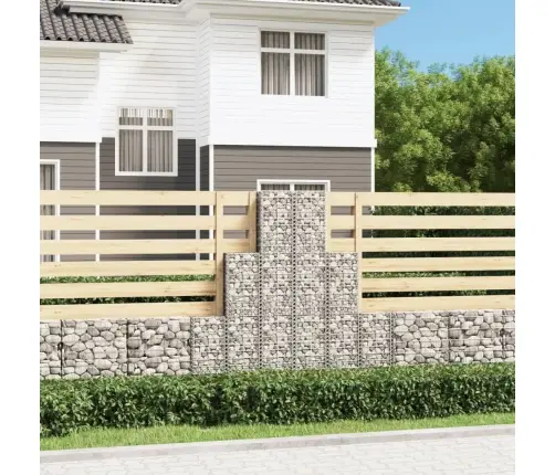 Gabionu Komplekts, 6 Gab., Cinkota Stieple  Vidaxl