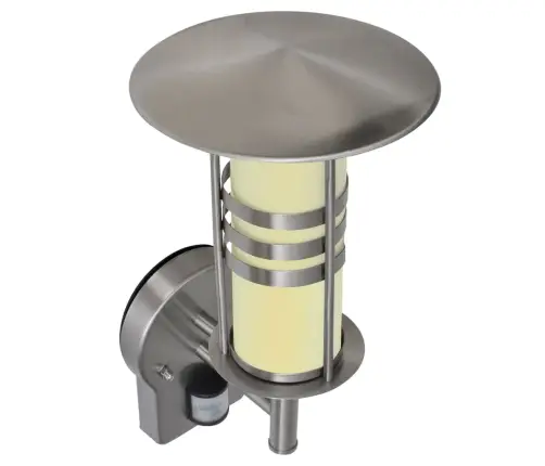 Sienas Lampa Nerūsējošais Tērauds Ar Sensoru Cilindra Forma
