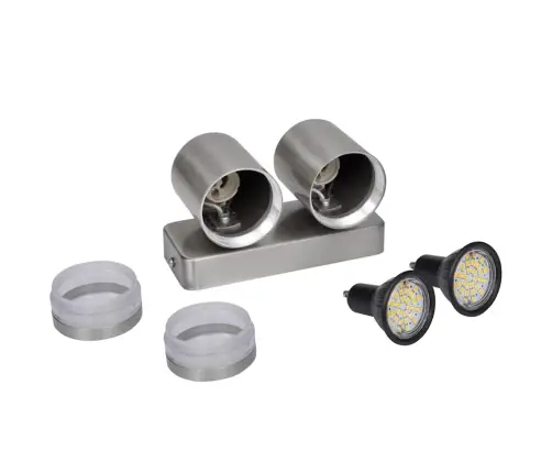 Led Sienas Lampa Ar Sensoru, Nerūsējošs Tērauds, Gaisma Uz Leju